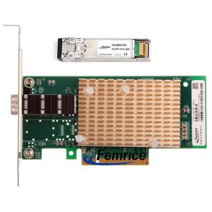 China Femrice 10G 1 Port Gigabit Ethernet Server And Workstation Application Server Interface Card With SFP-10G-LR Module on sale