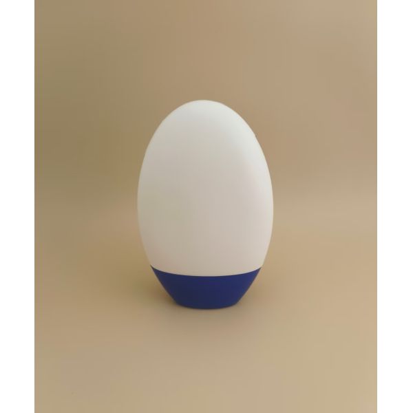 Quality White Smooth Plastic Bottle with Blue Lid for Shampoo for sale