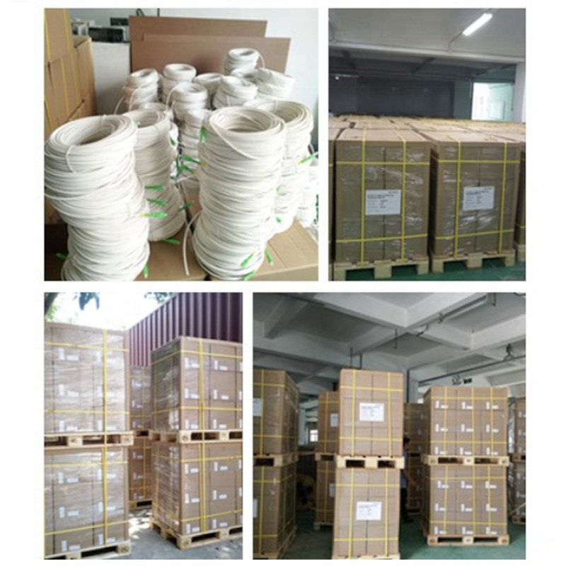 LSZH Jacket FTTH Single Mode Optical Fiber Drop Cable Designed In Elastic GJYXFCH 1B