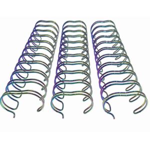  Electroplated Metal Double Wire Loop For Binding Notebook Manufactures