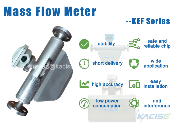 Pulp & paper coriolis mass flow meter with flow rate 0-150th/h