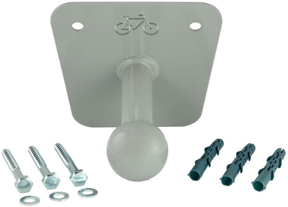Power Coating Carbon Steel Bicycle Carrier Wall Mount Includes Screws and Dowels