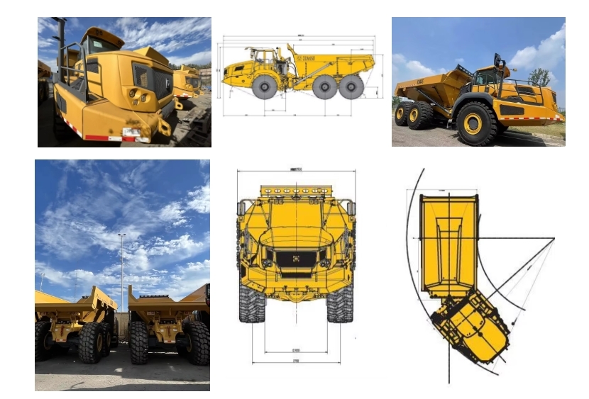 XDA45U ARTICULATED MINING DUMP TRUCK FOR MINING
