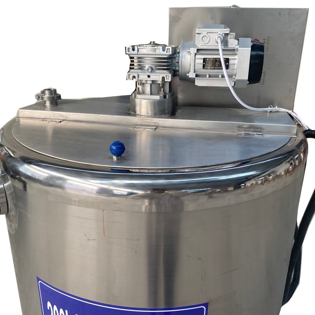 Liquid Filling Machine with Heater and Mixer 1000L Liquid Beverage Juice Liquid Mixing Tank