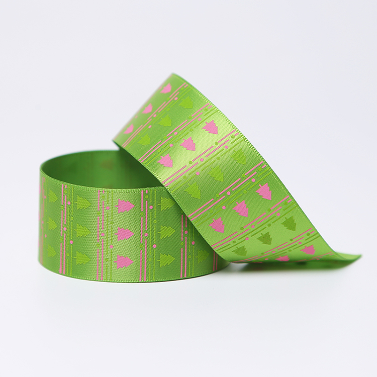 Satin Material Thermal Printing Ribbon 10 - 100MM Width Solid Color Patterned