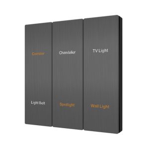 Wireless Zigbee Smart Switch , Tuya Smartphone Light Switch