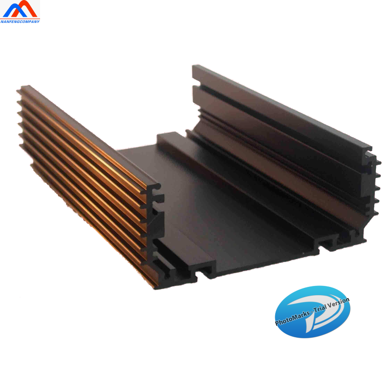 Stamping Punching Bending Customized Aluminum Extrusion Enclosures for Heat Sink