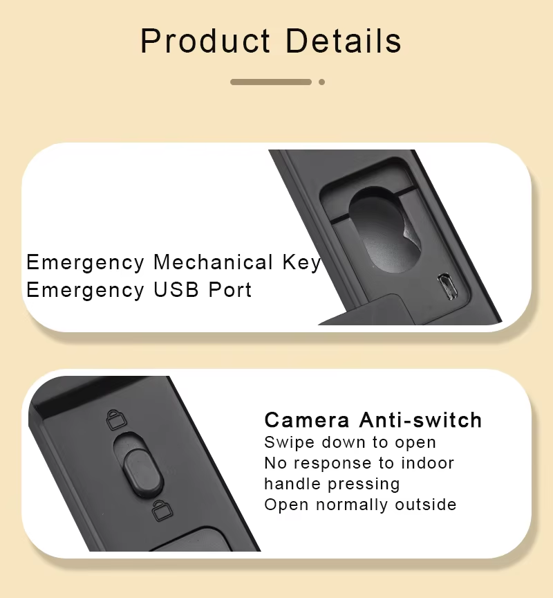 Qleung S617-2 Waterproof Intelligent Tuya Wifi Remote Control Smart Home Door Lock