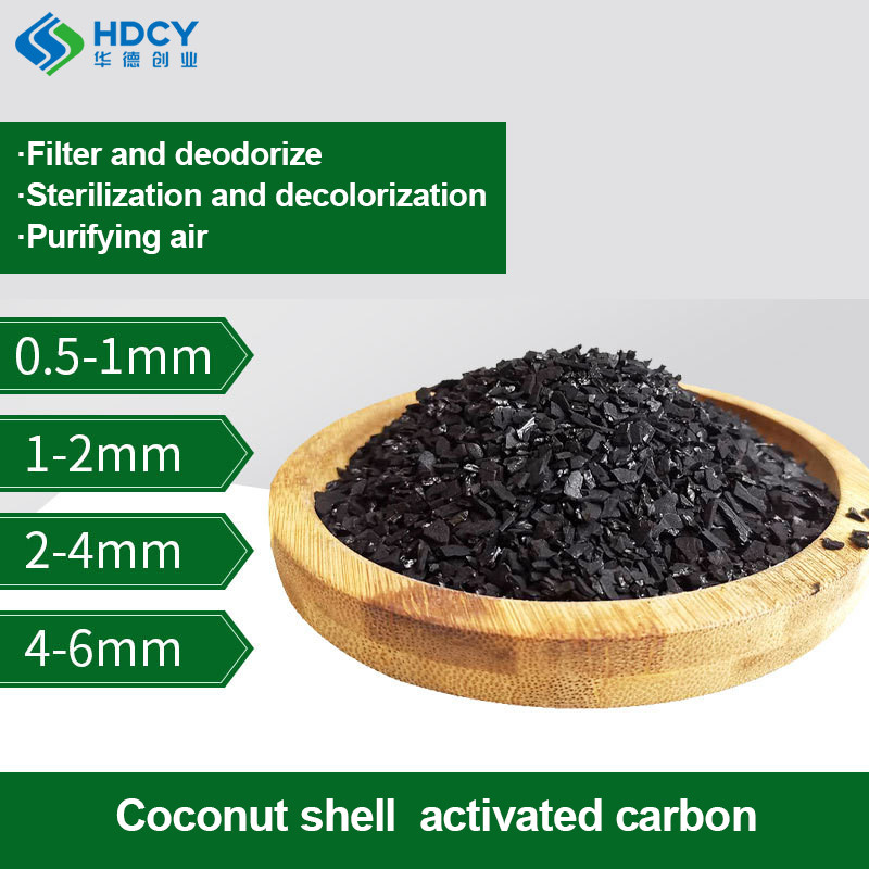 Eco-Friendly Coconut Shell Activated Carbon for Household Deodorizing and Industrial Water Treatment