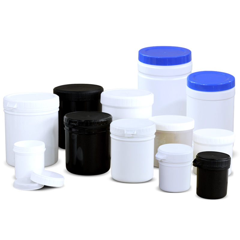 500ml Chemical Powder Plastic Jar Screw and Inner Lid Food Grade 100% Virgin Material
