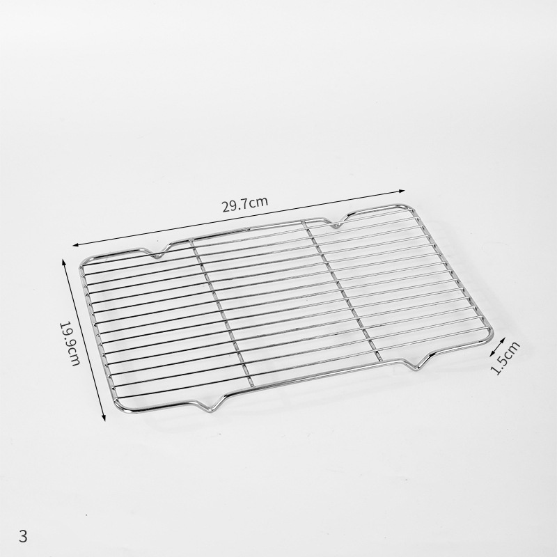 Durable Food Grade Non-Stick Stainless Steel Baking Net Mesh Pan Tray Rack Mesh