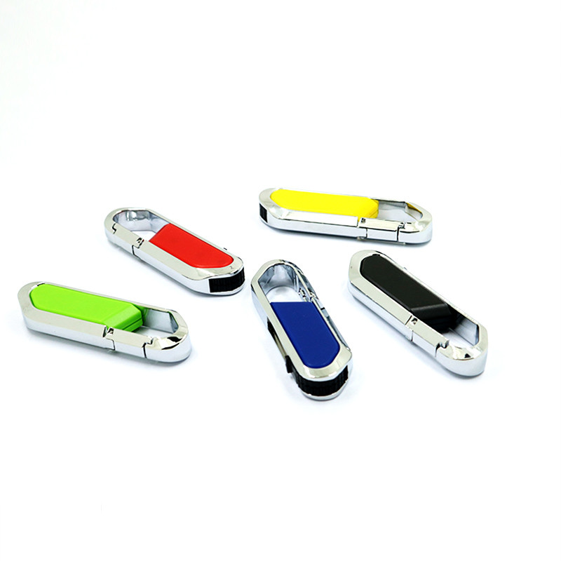 180 Degree Plastic And Metal USB Flash Drive Fast Speed 80MB/S 2.0 UDP Inside