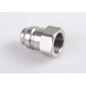 Hexagonal Internal Thread Stainless Steel Knobs SUS316F Customized Length