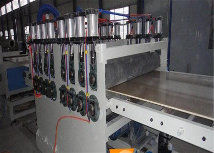 Double Conical Screw PVC Foam Board Machine , Plastic Trash Box Foamed Board Machine