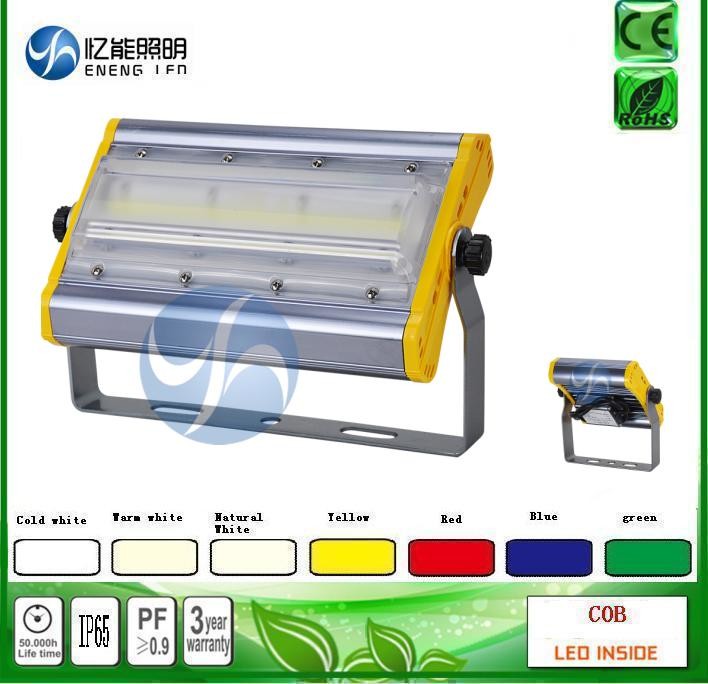 Bridgelux cob 100W 120W led cob flood light led Tunnel lamp140LM/W Red green green blue yellow color with AC85-265V