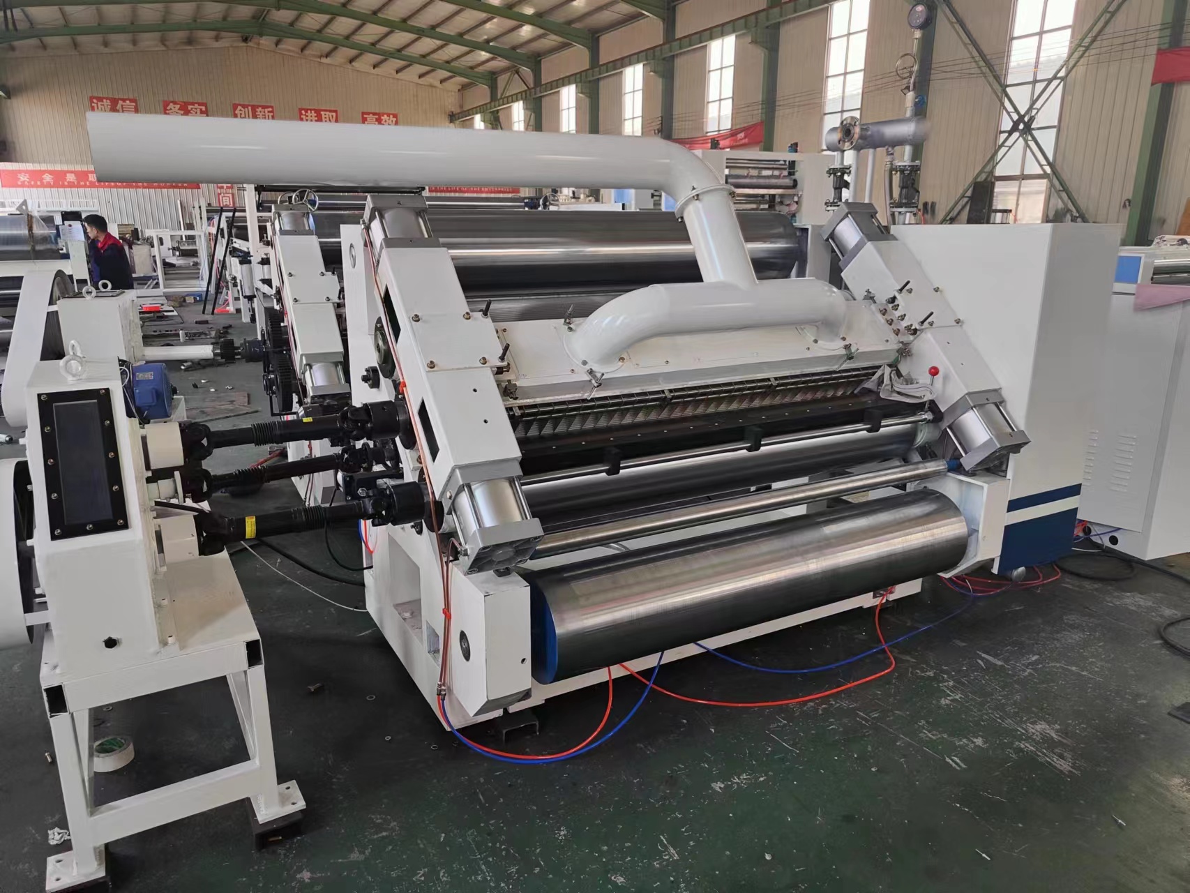SF Automatic Packaging Line 2 Ply Corrugated Machine for Cardboard Box Manufacturing
