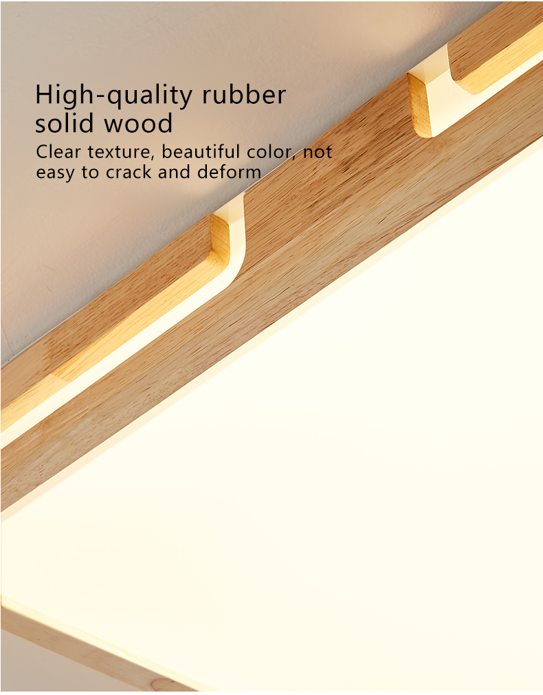Wood Led Ceiling Lights For Living Room Bedroom Kitchen Ceiling Lamp(WH-WA-59）