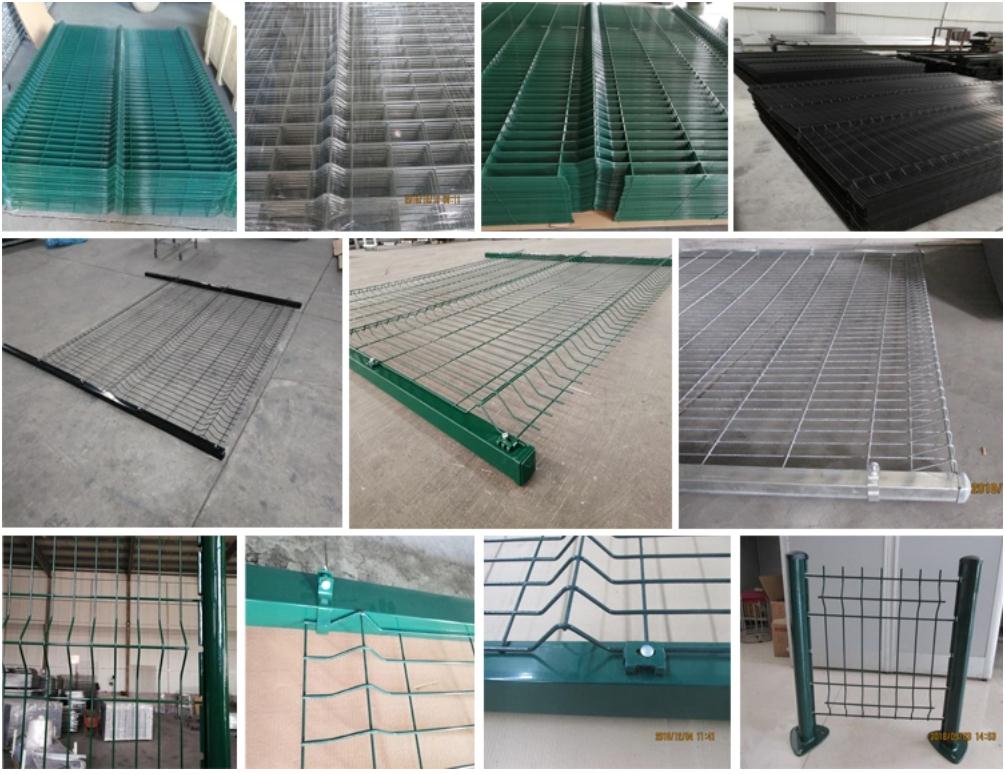 curved mesh fence