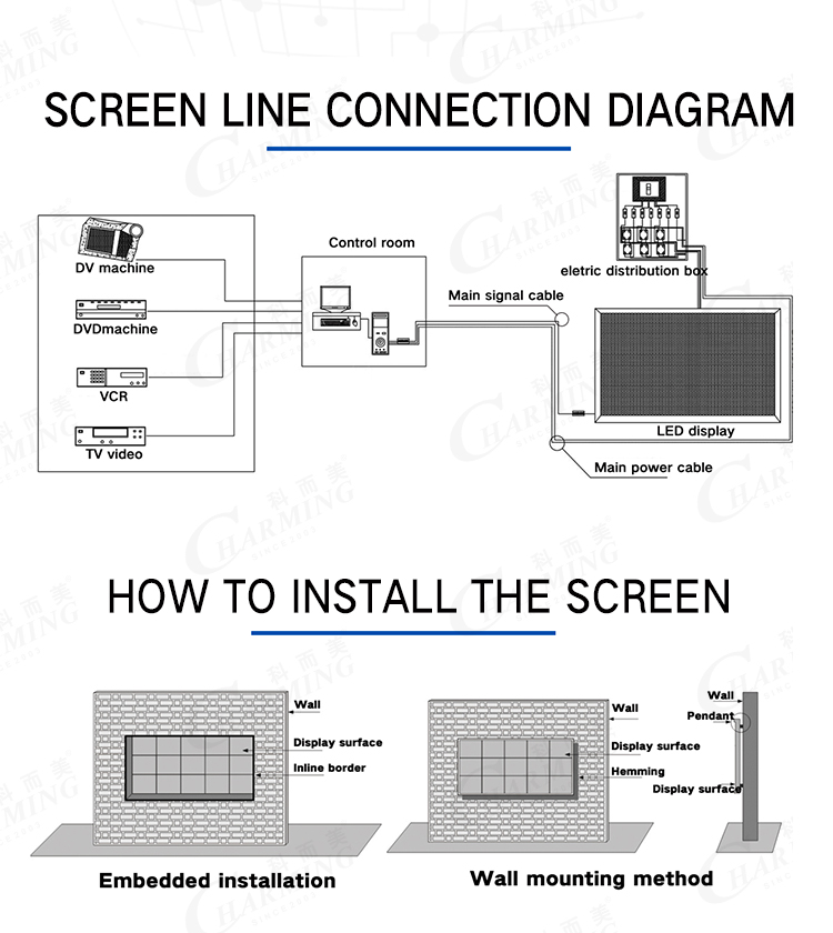 P5 Video HD Outdoor LED Screen Display Magnesium Alloy Cabinet RGB LED Screen