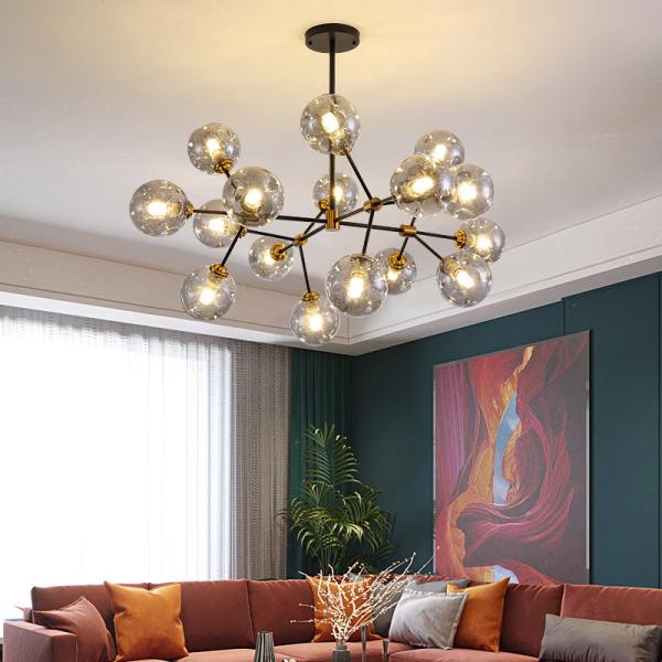 Modern minimalist Kitchen chandeliers home bedroom dining room light Glass