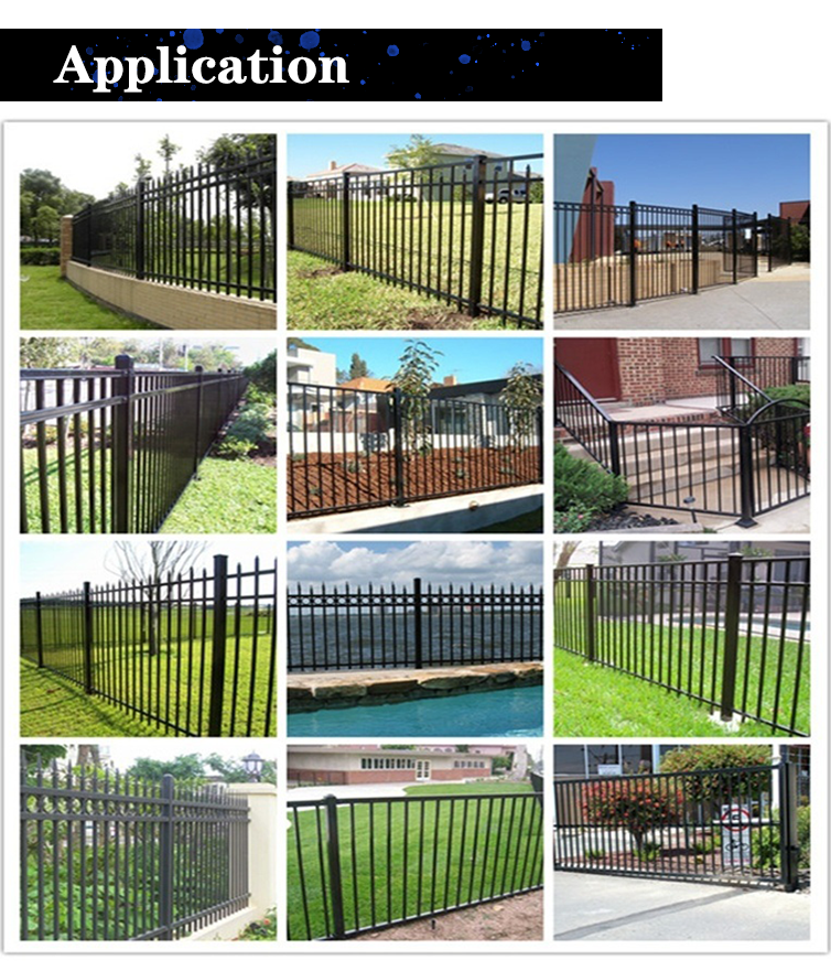 Odm Oem Decorative Aluminium Fence Panels 2.4ml X 2mh