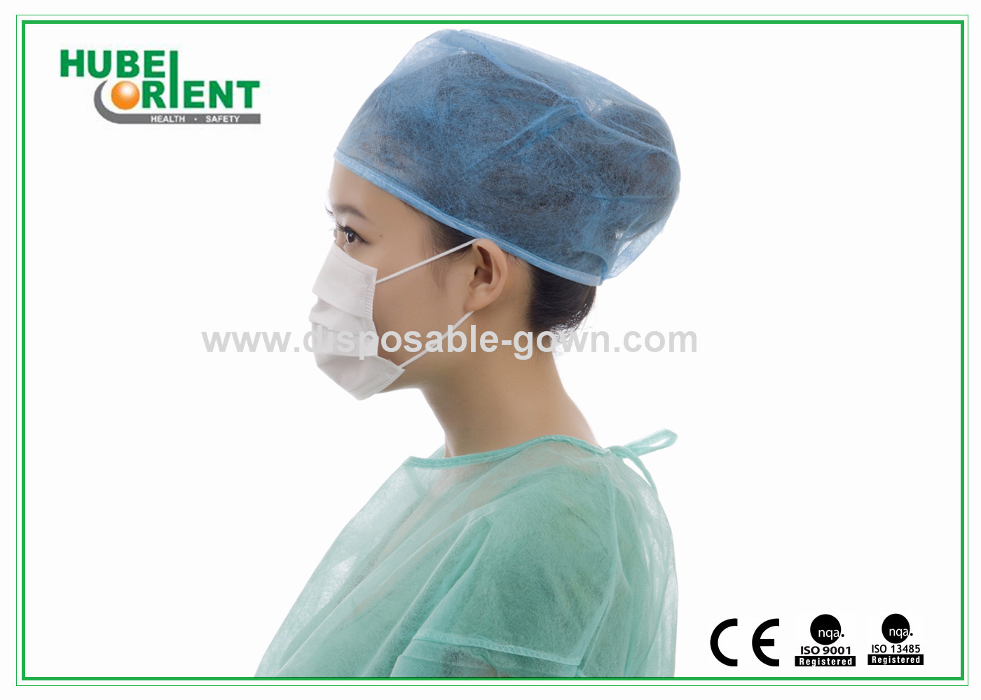 Light Electro Static Discharge Disposable Face Mask with Earloop