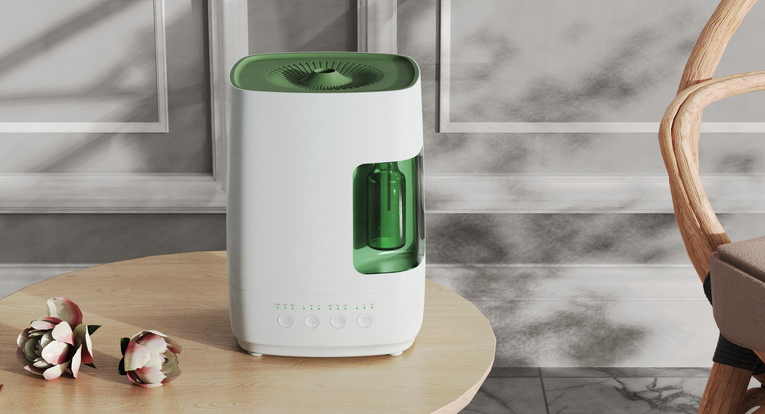 Top Fill Ultrasonic 1.3L Large Capacity Aroma Diffuser For Humidification And Aromatherapy