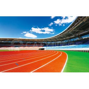 Brick Coloured Rubber Crumb , Shockproof Rubber Pellets For Playground