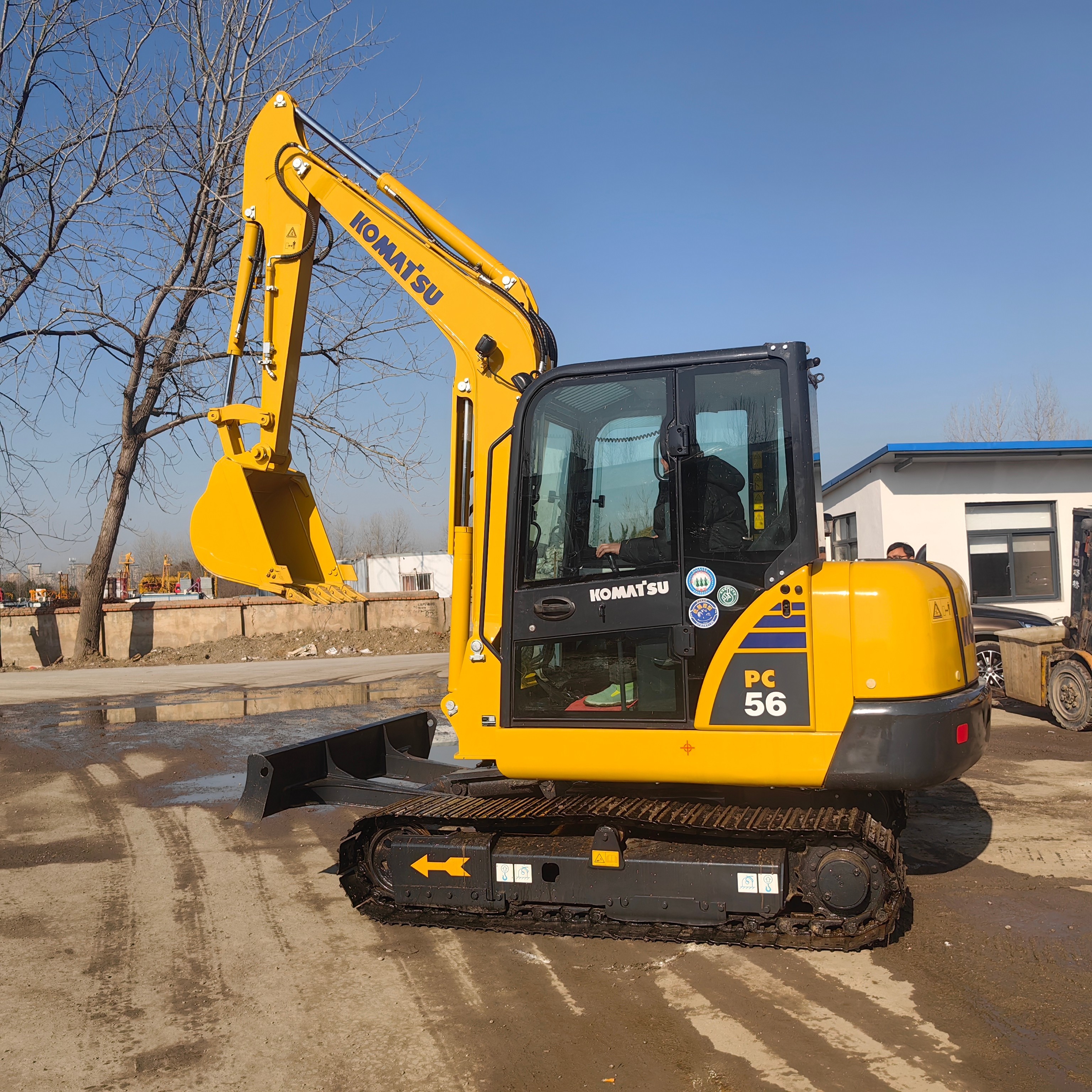 5ton Small Used Komatsu Excavators PC56 Original Affordable Efficient Mini Digger