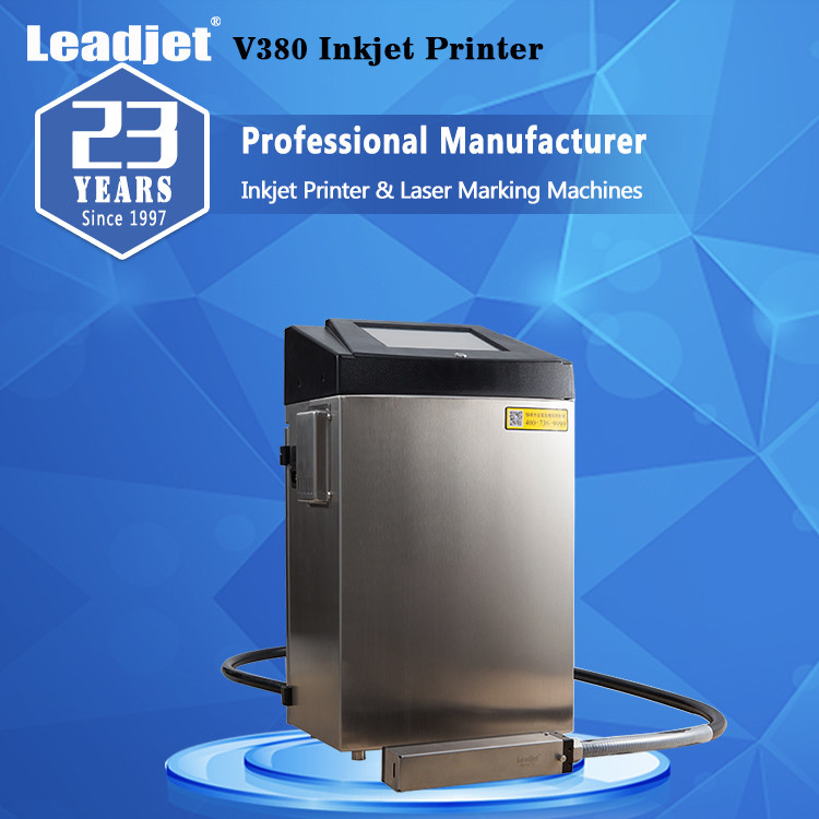 V380 Logo Dates Batch Coding Machines 240 Volt CE ISO Certificate