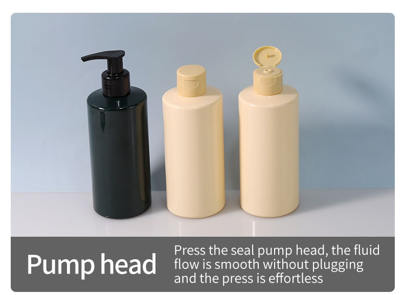 Cosmetic 500ml PET Plastic Bottles Skincare Plastic Bottles For Body Wash