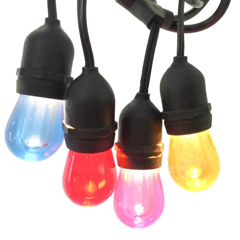Christmas Copper Multi Color LED RGB Xmas Rubber String Fairy Light