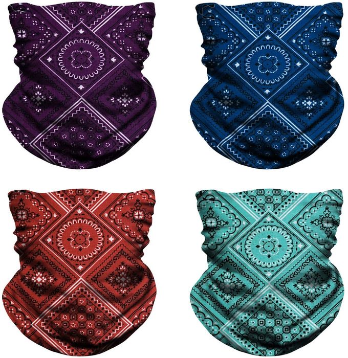 Seamless Multifuntional Wrist Custom Face Shields Bandanas
