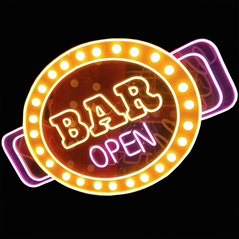 girls light sign drink corvette neon signs