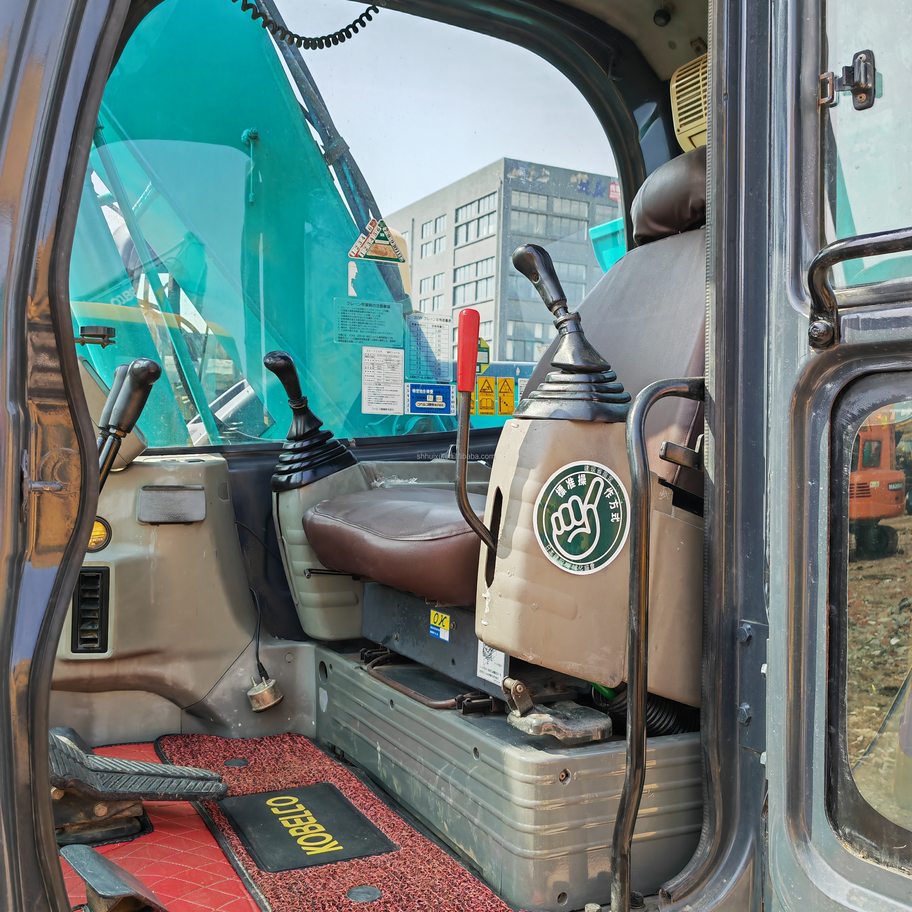 Used 135 Kobelco Excavator Blue Paint Second Hand Kobelco135 13 Ton