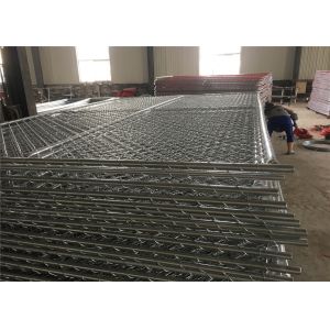 6-foot x 10-foot chain link temporary mesh fence 1-1/4 inch pipes, mesh 2-3/8