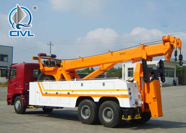 20 ton Manual HOWO Wrecker Tow Truck CVST80 Wrecker truck Road Rescue Car 35M