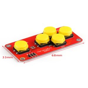 PH 2.5-3P Arduino Sensor Module Electronic Building Blocks With Five Button