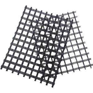 China Carbon Alkali Resistant Fiberglass Mesh Geogrid Roll Biaxial Triaxial on sale