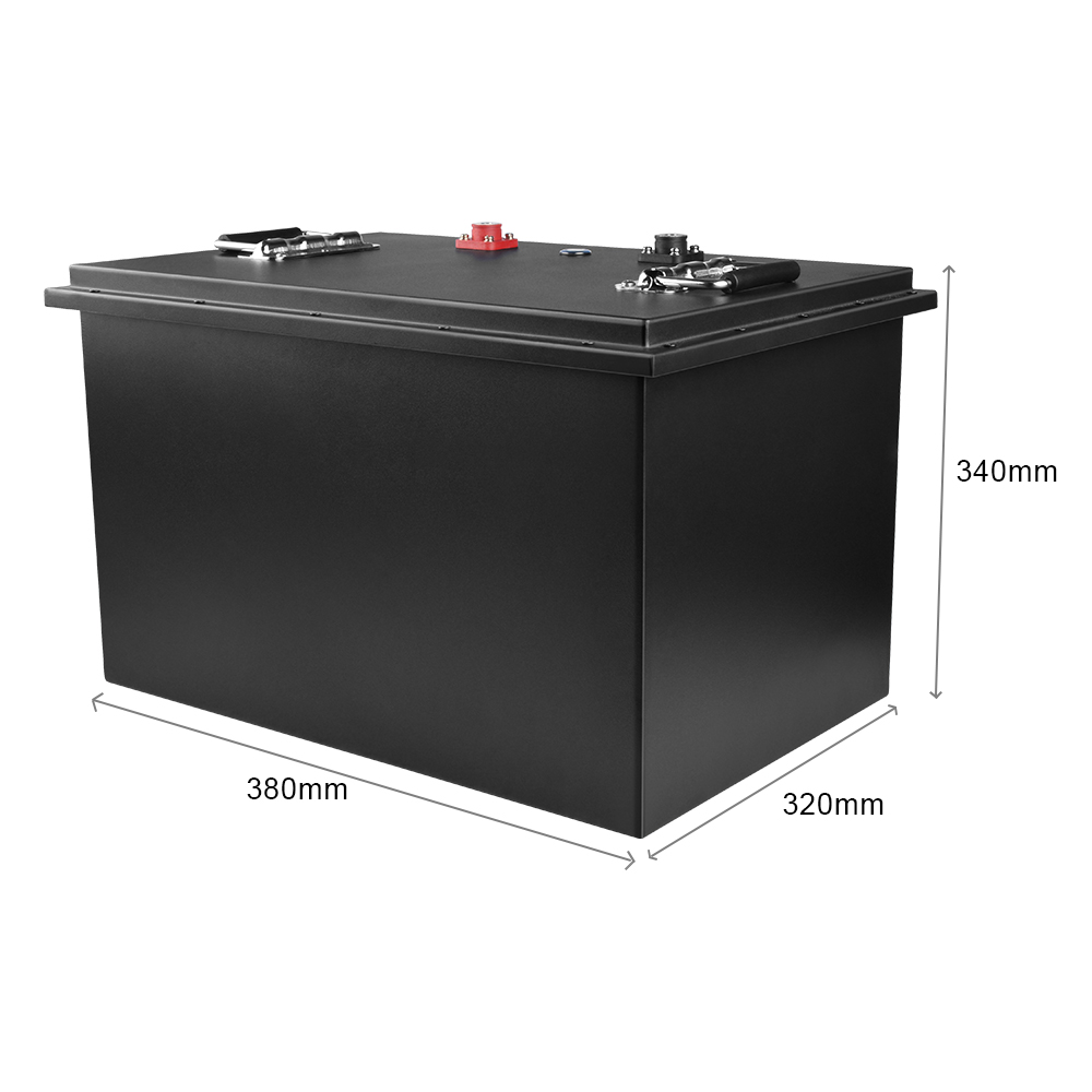 Deep Cycle IP65 Waterproof Lifepo4 Battery Box 3.2v 100ah 16S1P 48V