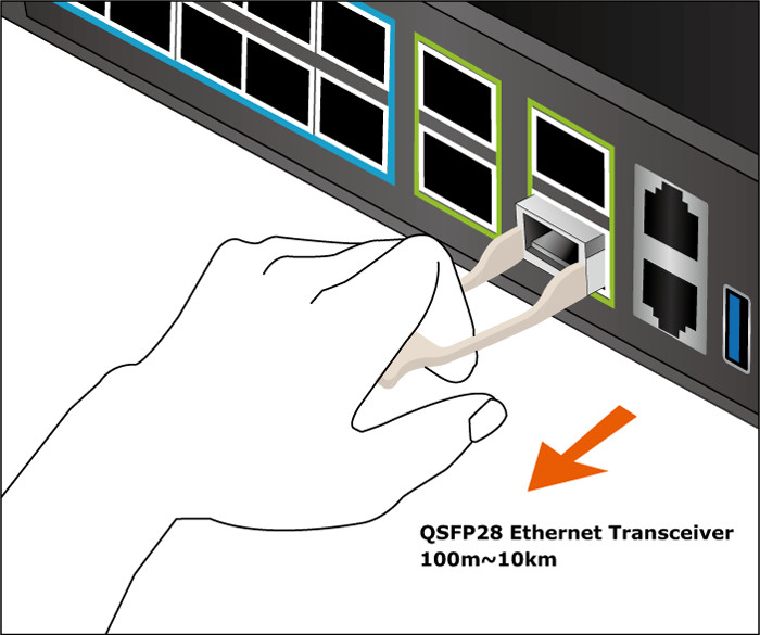 Huawei Qsfp+ Lc Transceiver DFB PIN Optical Components RoHS Compliant