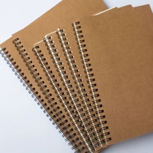 China Custom Retro Thickened Kraft Paper Notebook Simple Printing Workbook on sale