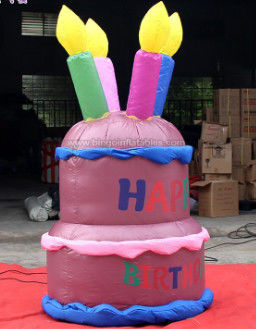 Inflatable chocolate birthday cake air model simulation food inflation model product simulation advertising gas mold cus