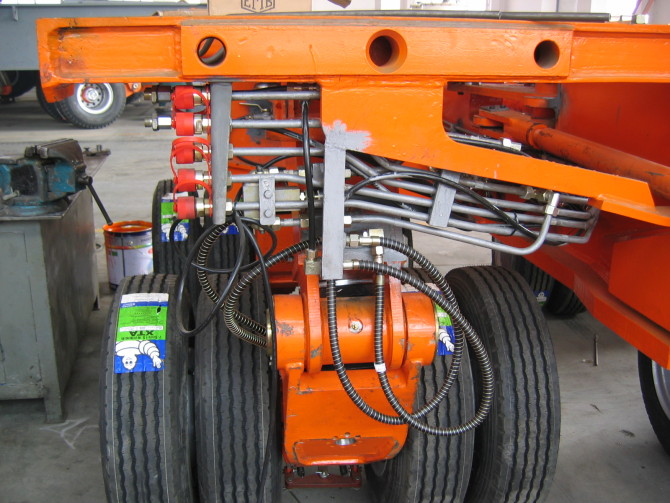 Truck Trailer 200 Ton 250 Ton-600 Ton Multi Axle Hydraulic Lowbed Lowboy Semi Trailer