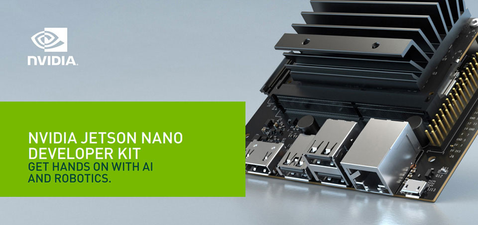 Small Nvidia Jetson Single Board Computer Ai For Robotics 4GB UHS