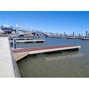 Aluminum Floating Docks Waterproof Decking Plastic Marine Alloy Floating Dock