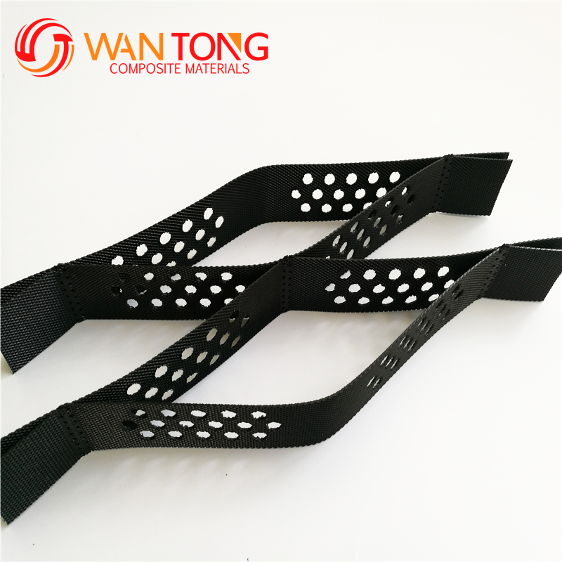 Polyester Geogrid CE / ISO9001 / SGS Certified for Road Construction and Retaining Wall