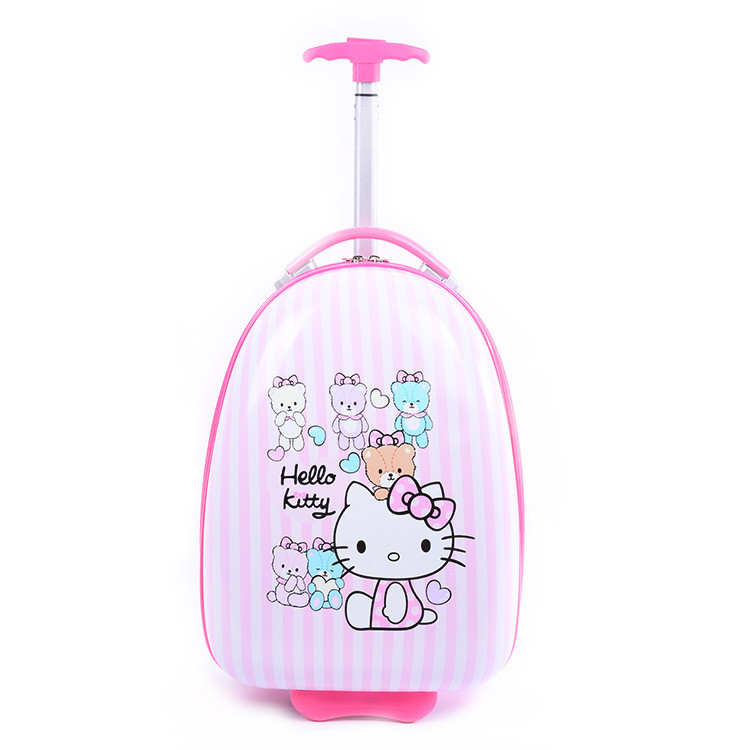 16 inch ABS PC Children School Bag with Cartoon filming Luggage Bag