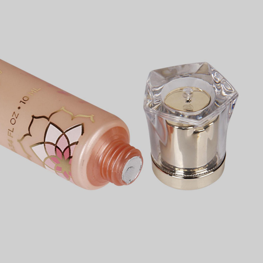 D19mm 10-25ml custom cream cosmetic packaging soft tube with screw-on cap