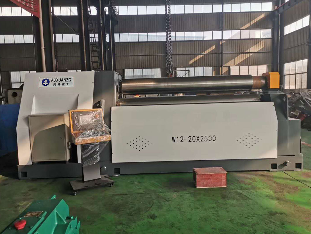 CNC Hydraulic 4 Roll Plate Bending Machine Round Curved Tapered Workpieces Forming